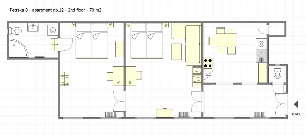 Peter'S Tower Apartments Prague Exterior photo